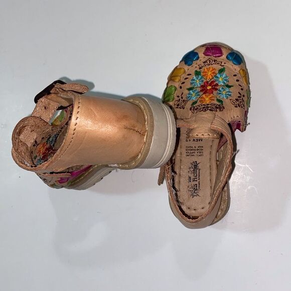 Tres Reinas Original Leather Blue Tag Detailed Craftsmanship Kids Shoes Size 6C - Picture 4 of 16